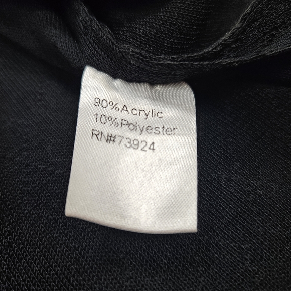 Ming Wang Duster Long Cardigan Black Career Designer Sweater Womens XL - Picture 3 of 10